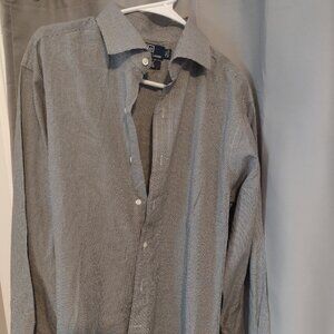Polo by Ralph Lauren Regent classic fit gray 16 1/2-34 button down shirt like ne